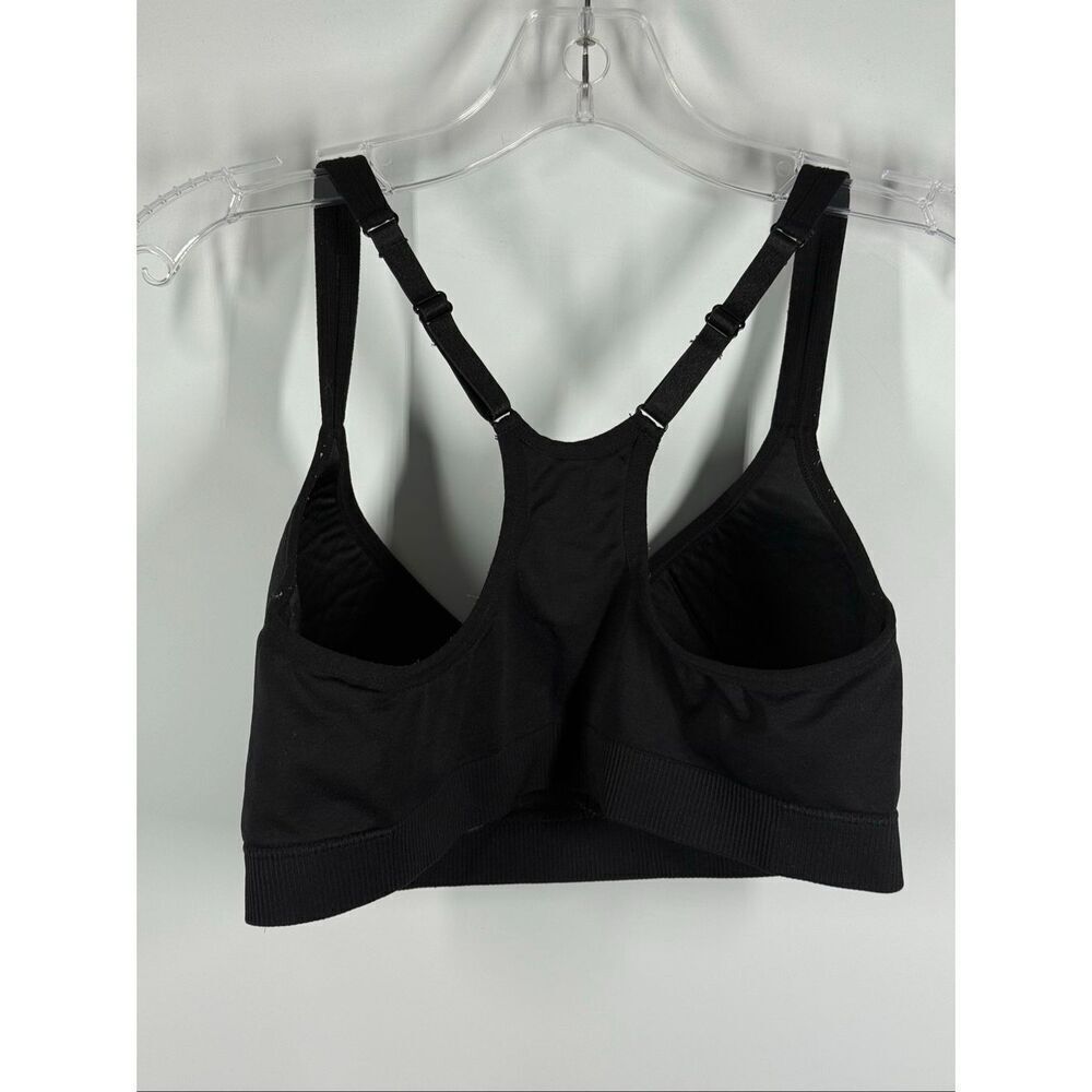 Active black sports bra size large